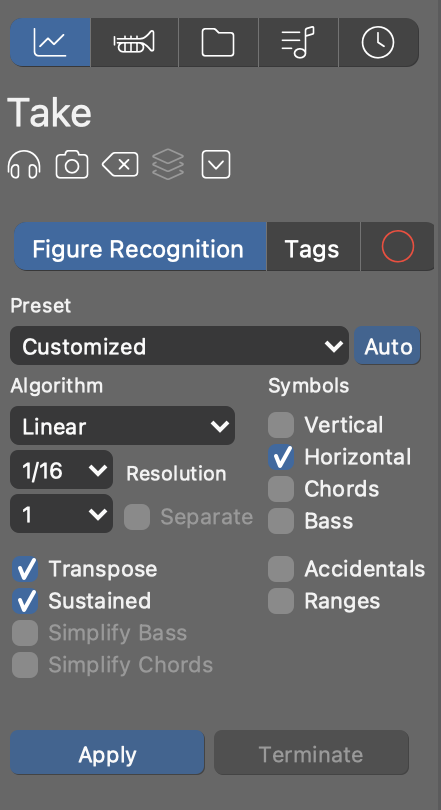 Rec Settings