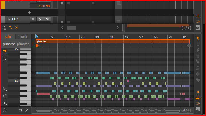 Bitwig 6 pianoroll